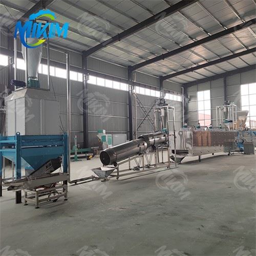 fish floating food production line