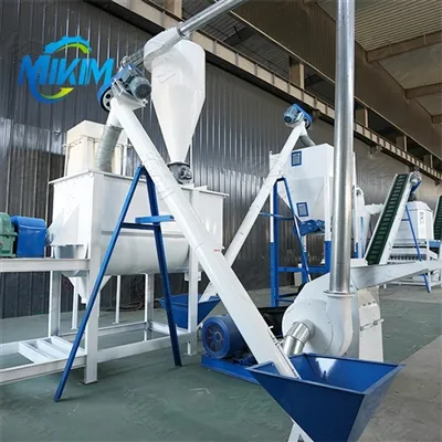 Chicken feed pellet production line