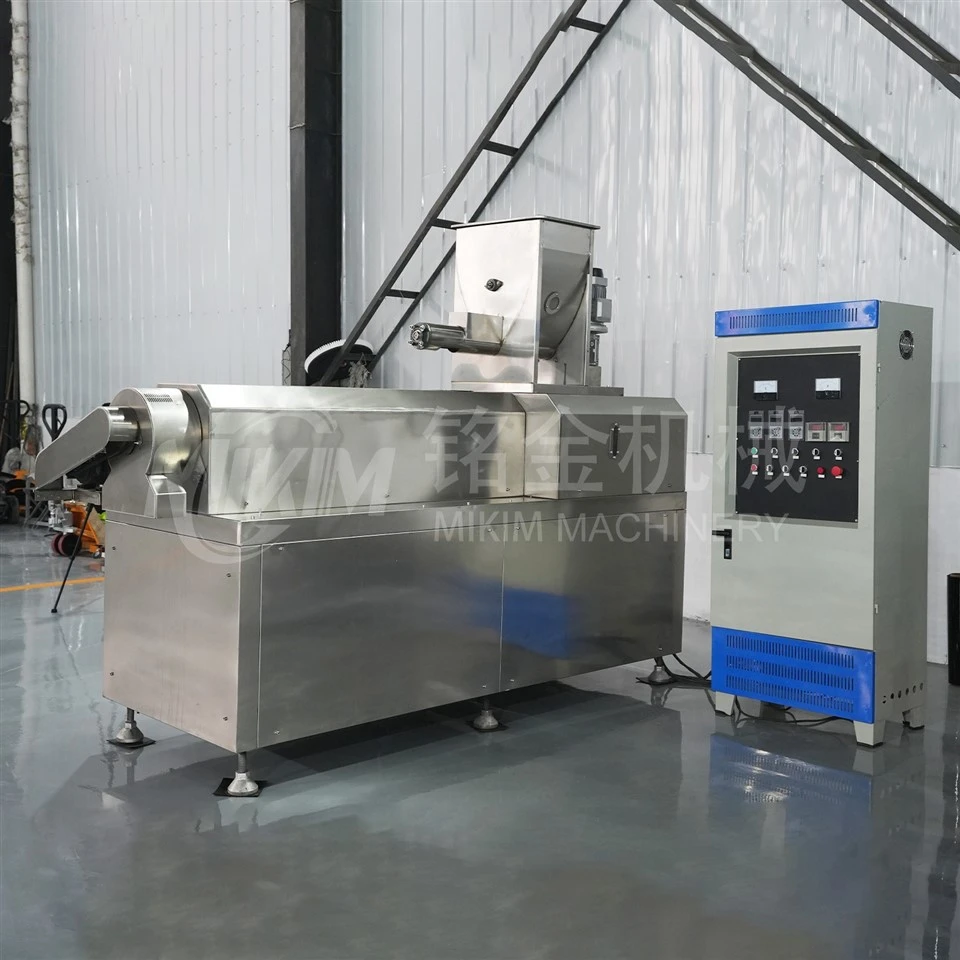 Twin Screw Floating Fish Feed Pellet Extruder Machine high quality